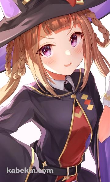 左手の人差し指をさす可愛いスイープトウショウ / ウマ娘プリティーダービーのAndroidの壁紙(360px x 592px) スマホ用