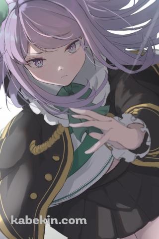 真っ直ぐ前を見つめて駆けるメジロマックイーン / ウマ娘プリティーダービーのAndroidの壁紙(320px x 480px) スマホ用