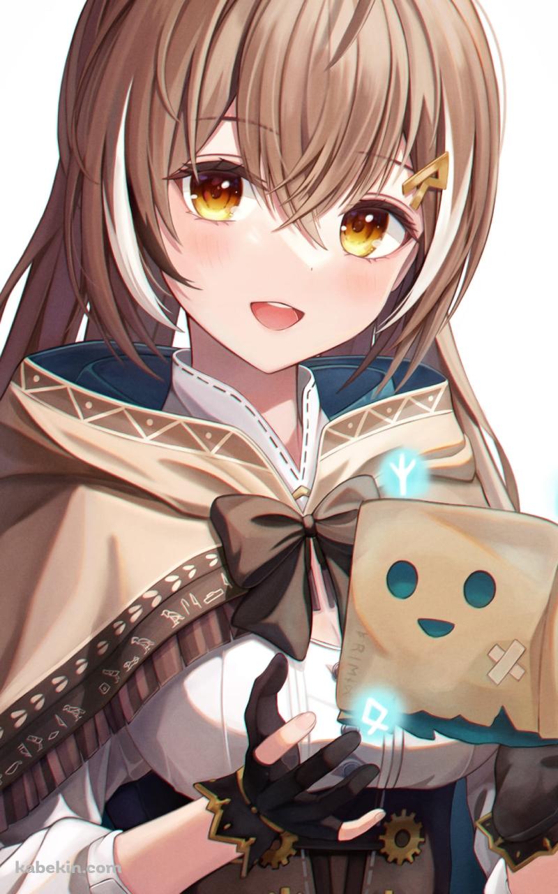 笑顔の友達と七詩ムメイ / 議会組 / ホロライブ / バーチャルYouTuber / VtuberのAndroidの壁紙(800px x 1280px) スマホ用