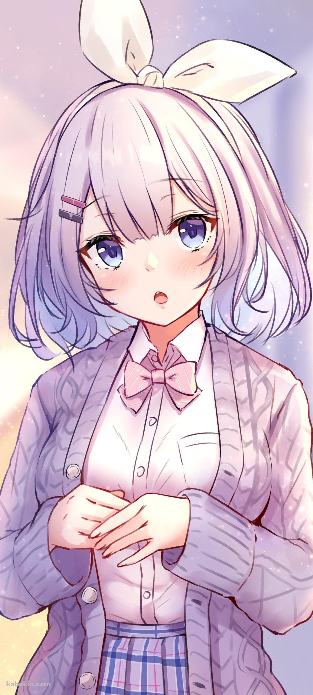 カーデガンを羽織ったヌン・ボラ / にじさんじ / バーチャルYouTuber / VtuberのAndroidの壁紙(1080px x 2400px) スマホ用