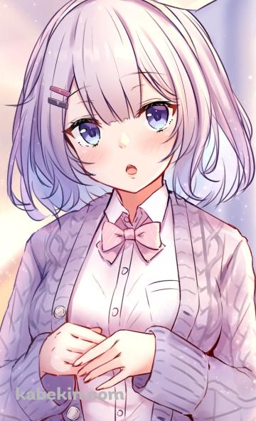 カーデガンを羽織ったヌン・ボラ / にじさんじ / バーチャルYouTuber / VtuberのAndroidの壁紙(360px x 592px) スマホ用