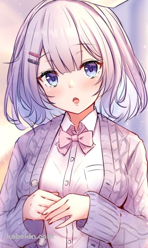 カーデガンを羽織ったヌン・ボラ / にじさんじ / バーチャルYouTuber / VtuberのAndroidの壁紙(480px x 800px) スマホ用