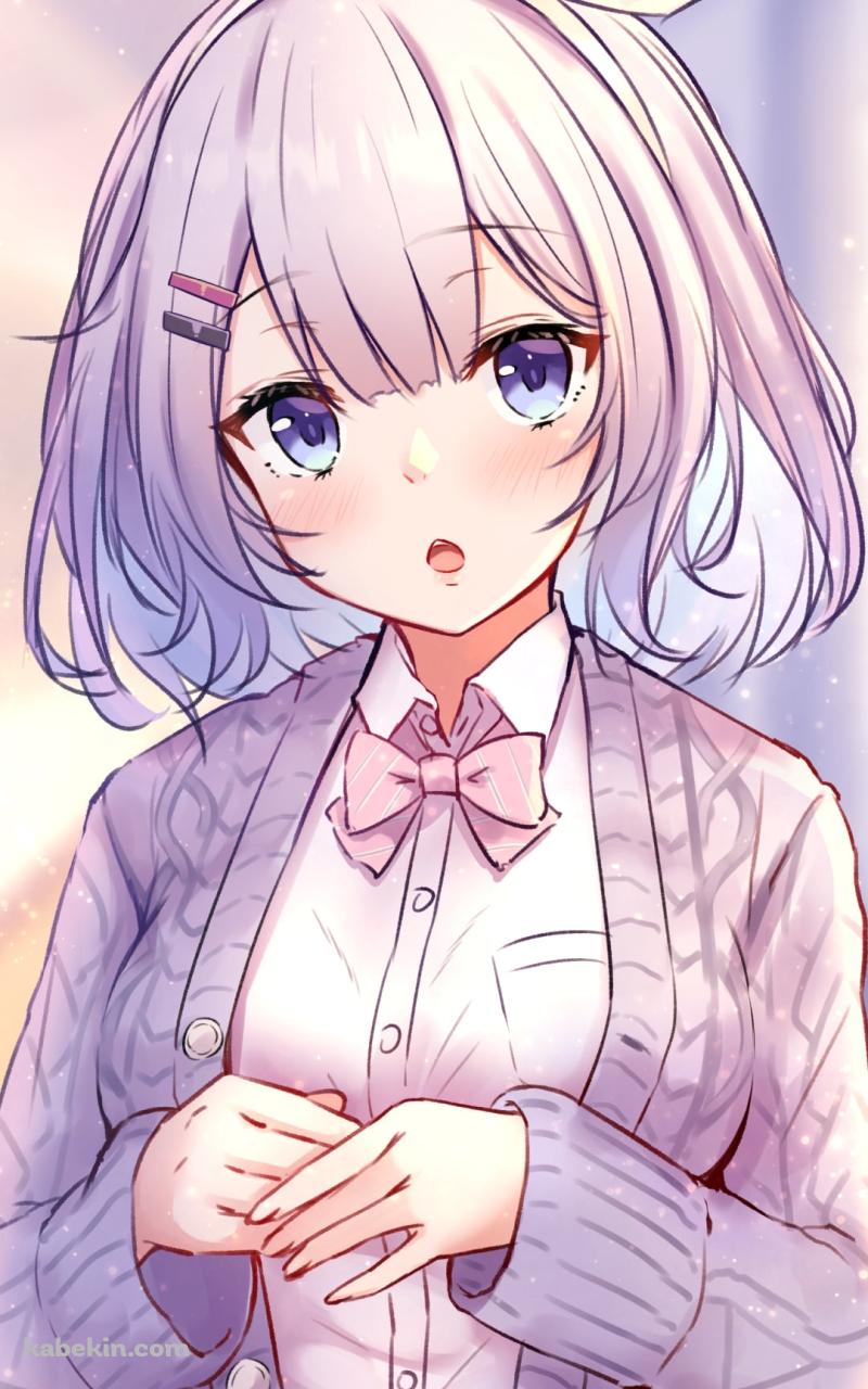 カーデガンを羽織ったヌン・ボラ / にじさんじ / バーチャルYouTuber / VtuberのAndroidの壁紙(800px x 1280px) スマホ用