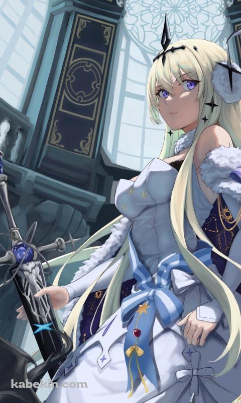 黒い剣を持つベツレヘム / 白夜極光のAndroidの壁紙(480px x 800px) スマホ用