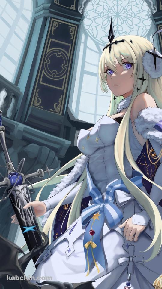 黒い剣を持つベツレヘム / 白夜極光のAndroidの壁紙(540px x 960px) スマホ用