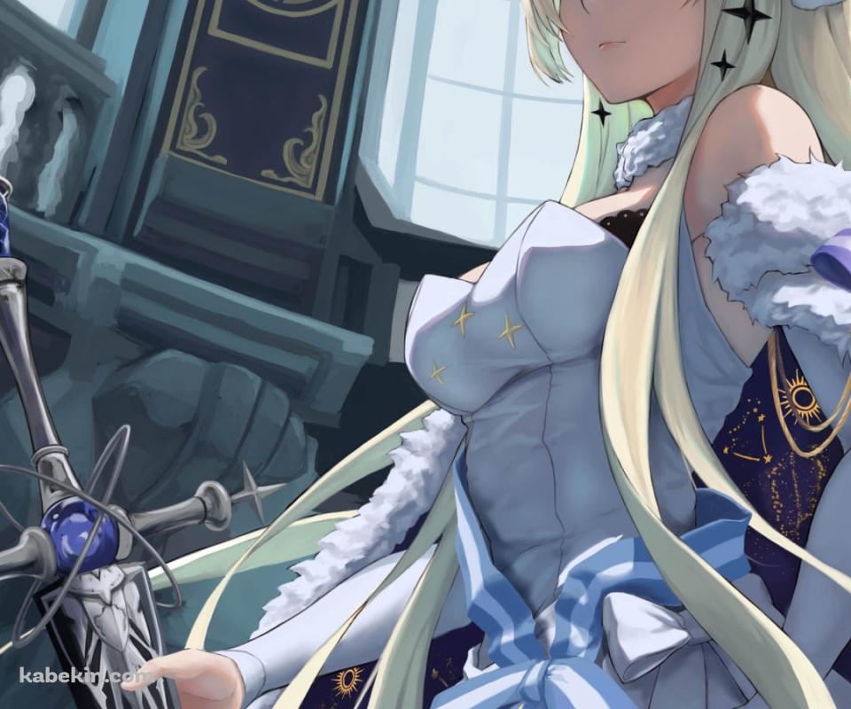 黒い剣を持つベツレヘム / 白夜極光のAndroidの壁紙(960px x 800px) スマホ用