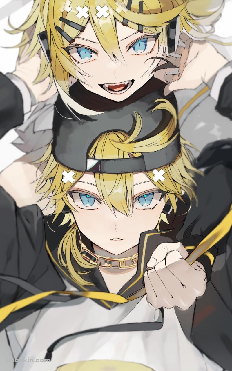 かっこいい鏡音リンと鏡音レン / 劣等上等 / ボカロ / ボーカロイドのAndroidの壁紙(800px x 1280px) スマホ用