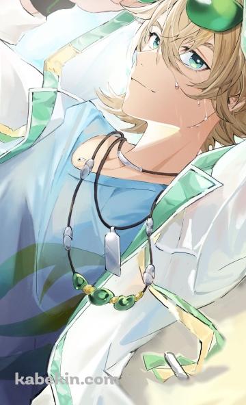 緑のサングラスを外すかっこいいテキーラ / アークナイツのAndroidの壁紙(360px x 592px) スマホ用