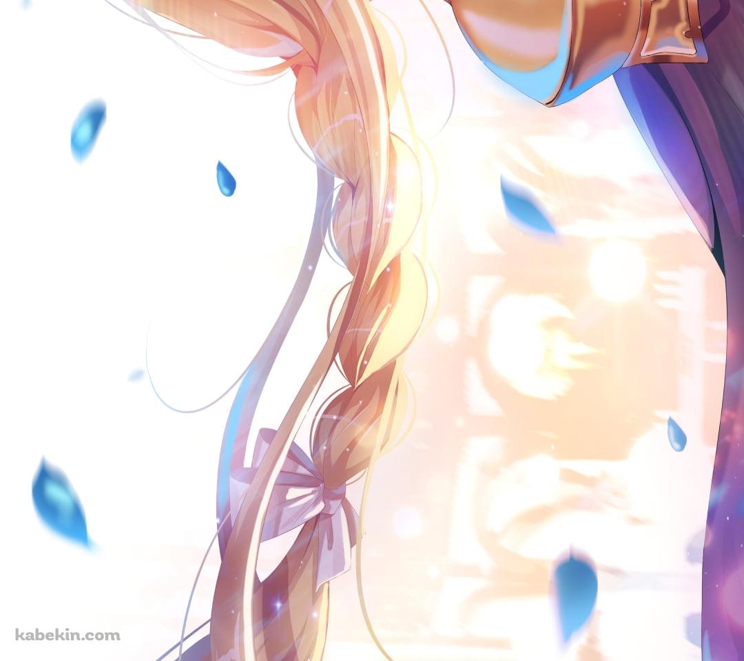 目をつぶるアリス・ツーベルク / 横向き / かっこいい / ソードアート・オンライン アリシゼーションのAndroidの壁紙(1080px x 960px) スマホ用