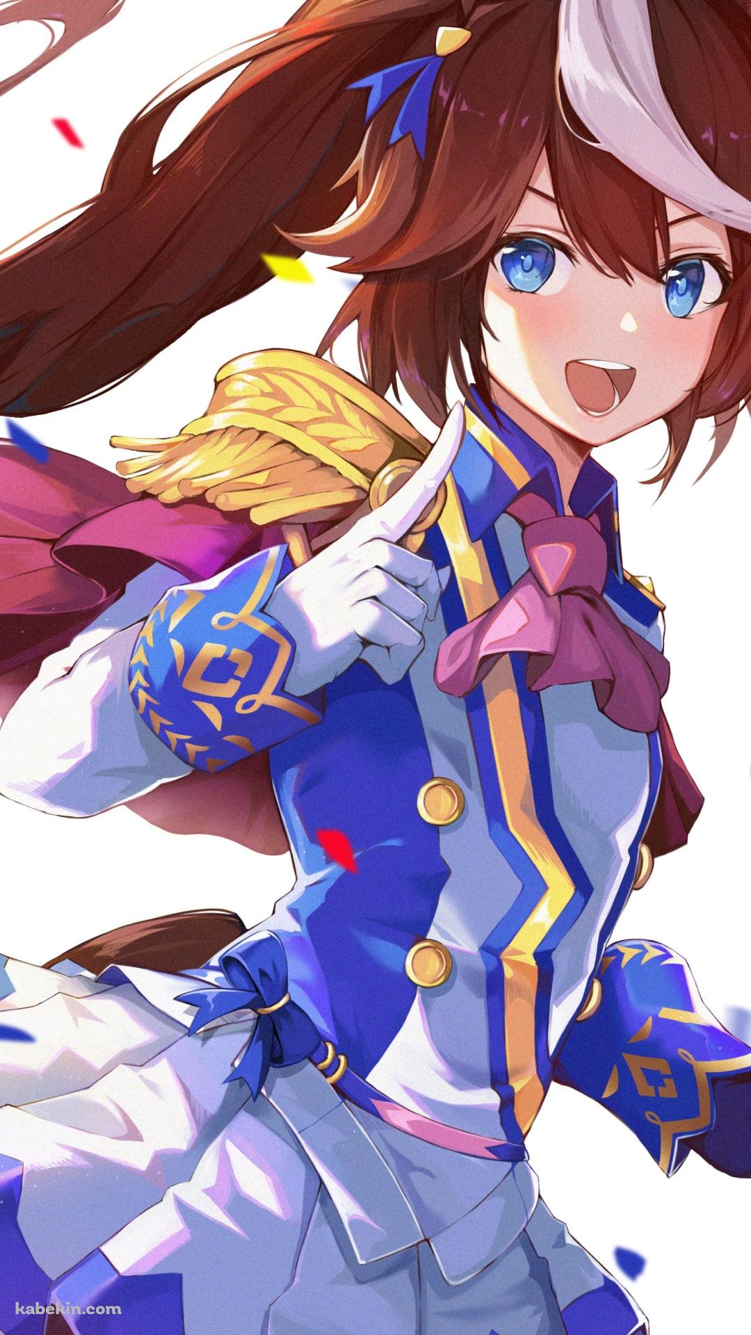 1番のポーズをとる可愛いトウカイテイオー / ウマ娘プリティーダービーのAndroidの壁紙(1080px x 1920px) スマホ用