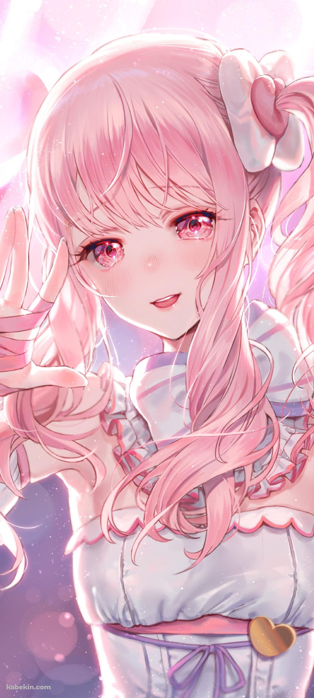 ピンクの衣装を着た暁山瑞希 / プロセカ / プロジェクトセカイのAndroidの壁紙(1080px x 2400px) スマホ用