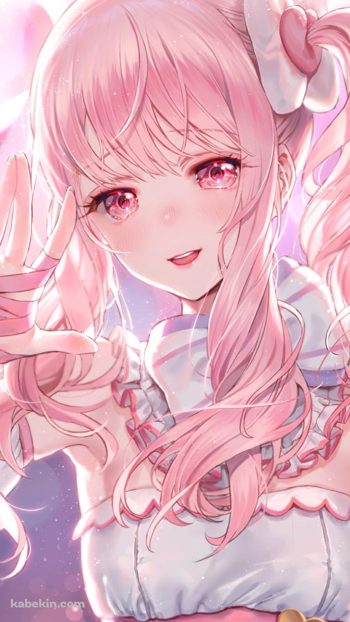 ピンクの衣装を着た暁山瑞希 / プロセカ / プロジェクトセカイのAndroidの壁紙(720px x 1280px) スマホ用