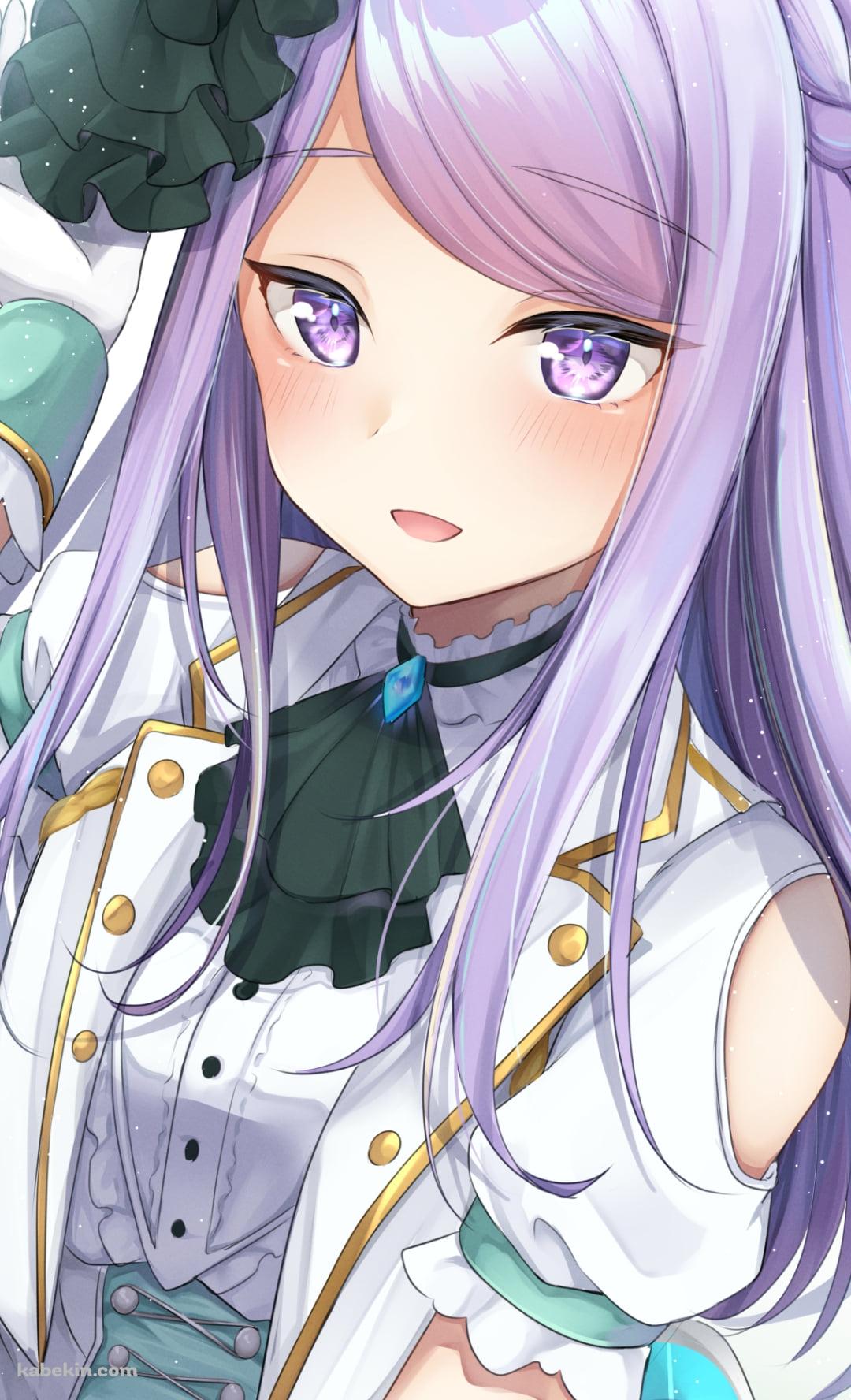 帽子の緑の飾りを触るメジロマックイーン / ウマ娘プリティーダービーのAndroidの壁紙(1080px x 1776px) スマホ用