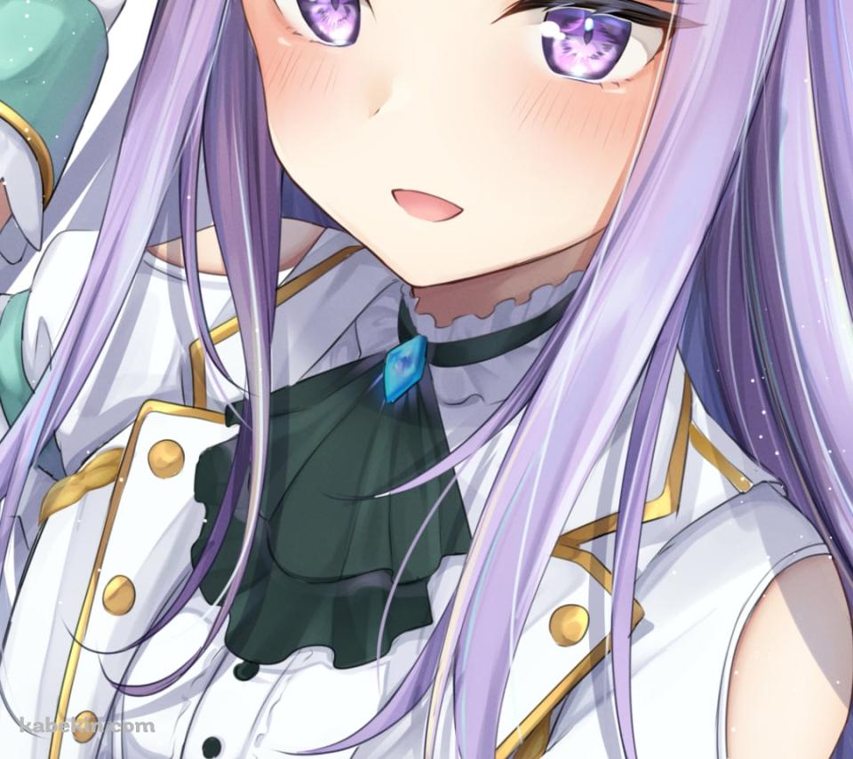 帽子の緑の飾りを触るメジロマックイーン / ウマ娘プリティーダービーのAndroidの壁紙(960px x 854px) スマホ用