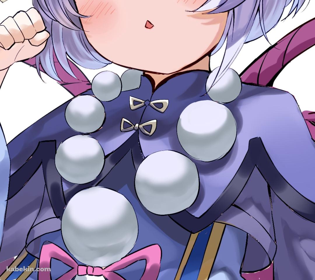 拳をかざすプニプニの七七 / 原神のAndroidの壁紙(1080px x 960px) スマホ用