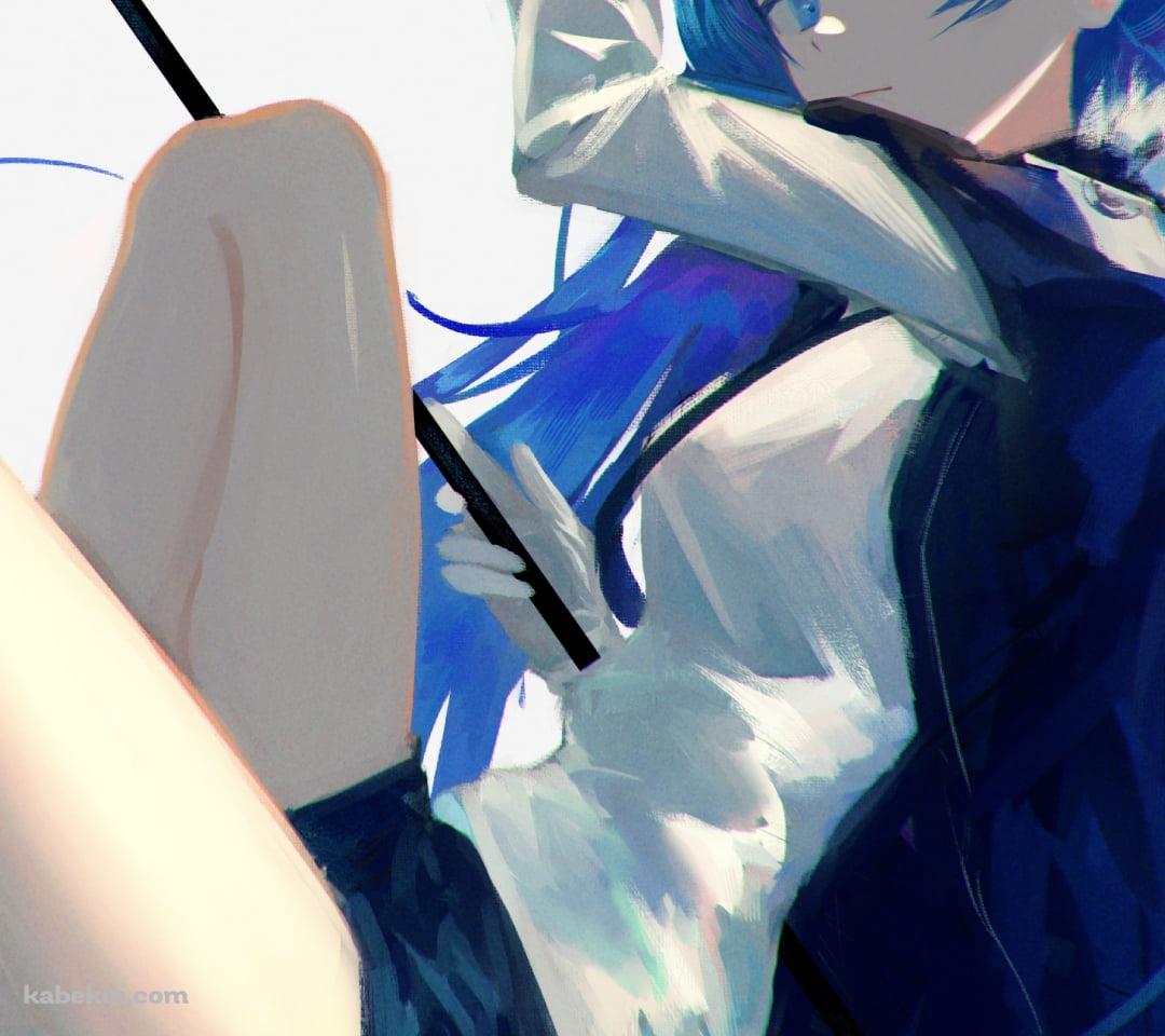 武器をかまえるかっこいいモスティマ / アークナイツのAndroidの壁紙(1080px x 960px) スマホ用