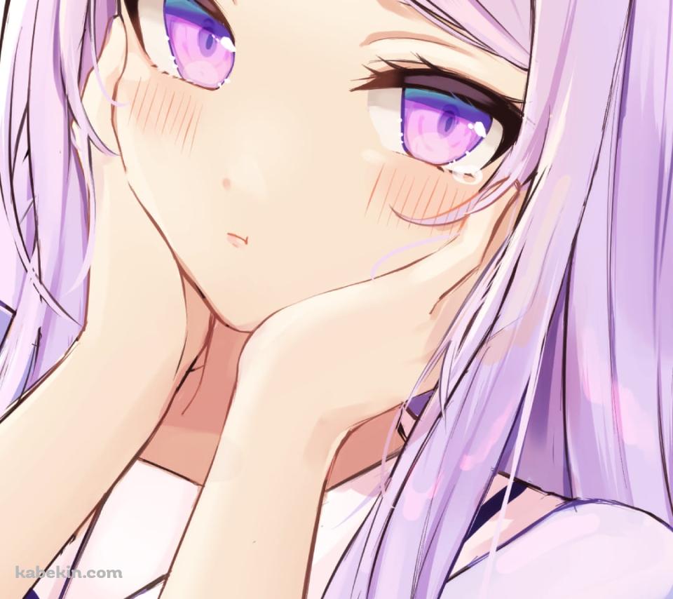 失恋して涙目のメジロマックイーン / ウマ娘プリティーダービーのAndroidの壁紙(960px x 854px) スマホ用