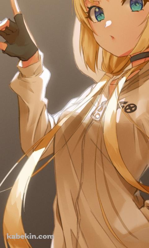 手で狐を作る可愛い紺 / 怪物事変のAndroidの壁紙(480px x 800px) スマホ用