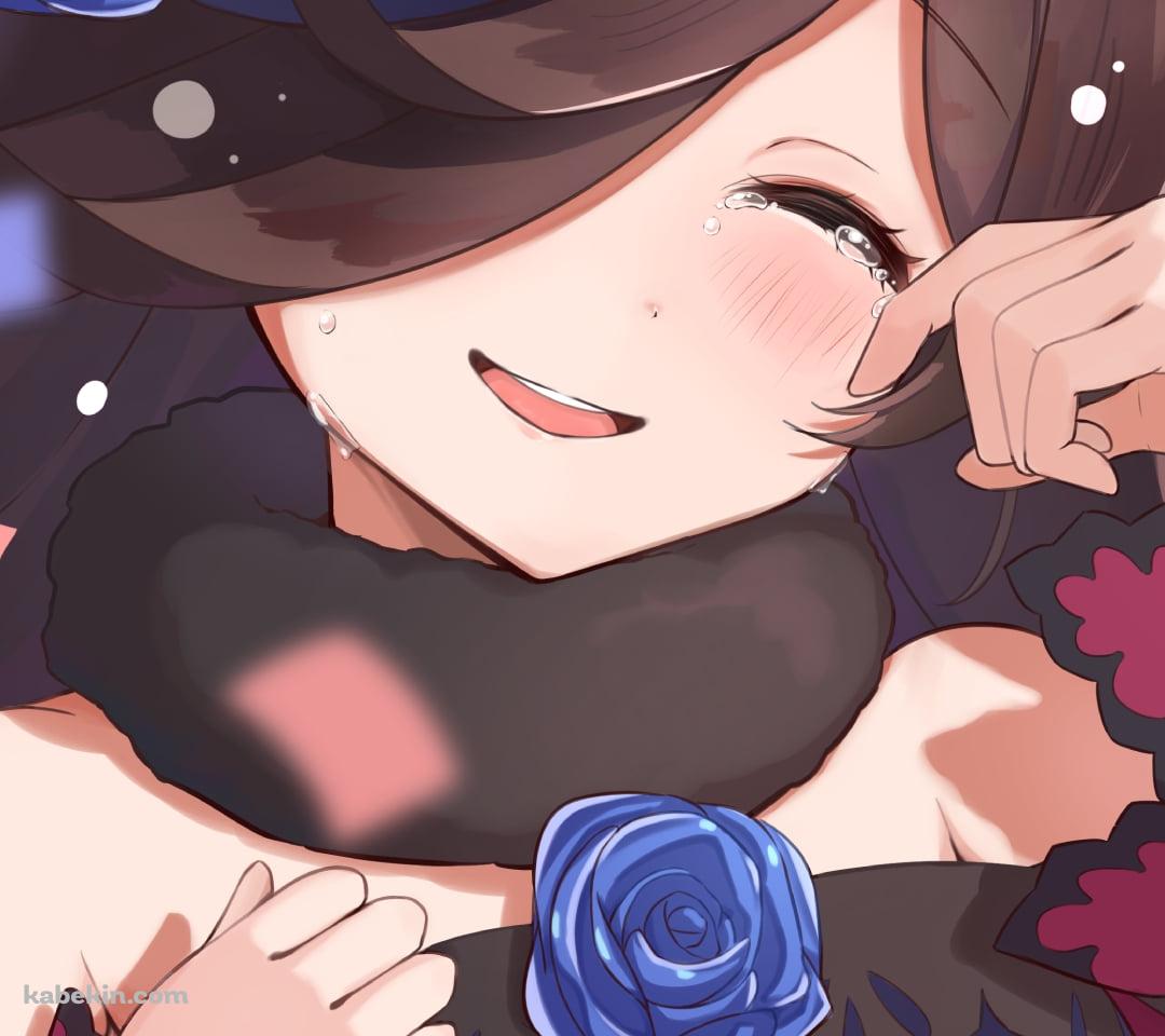 泣き笑いをするライスシャワー / ウマ娘プリティーダービーのAndroidの壁紙(1080px x 960px) スマホ用