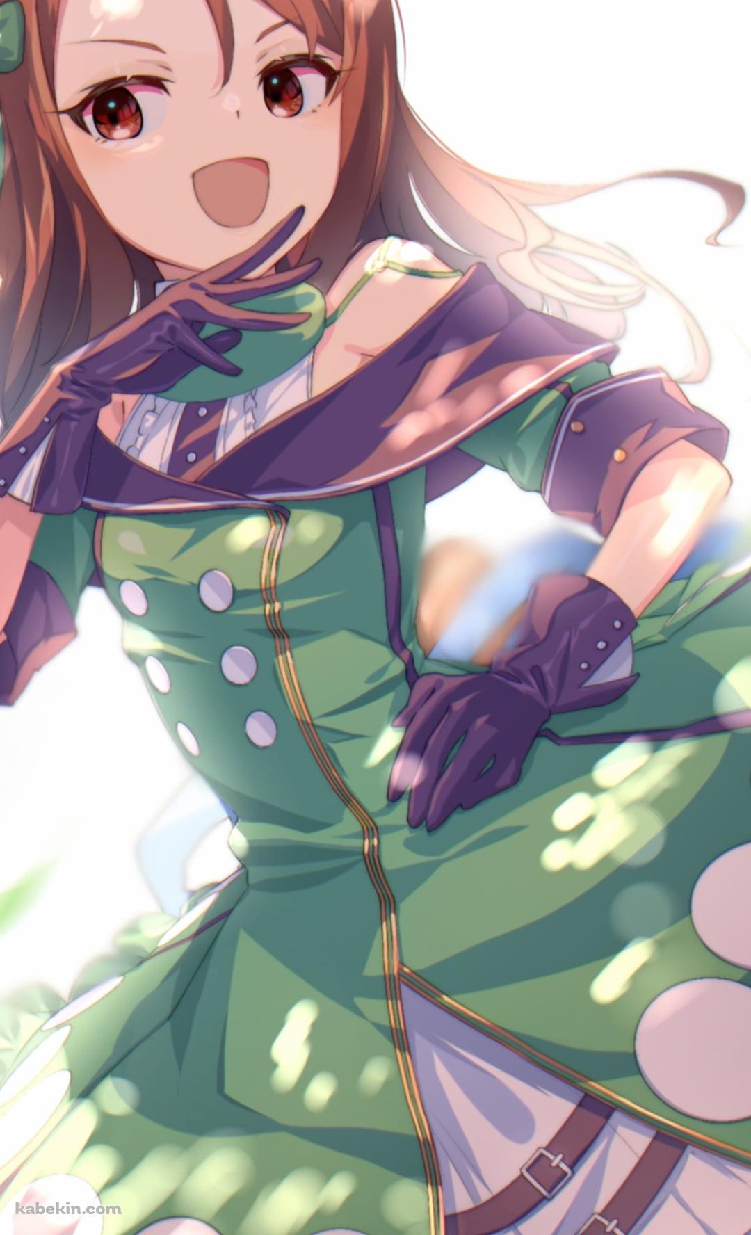 高笑いするキングヘイロー / 緑の勝負服 / ウマ娘プリティーダービーのAndroidの壁紙(1080px x 1776px) スマホ用