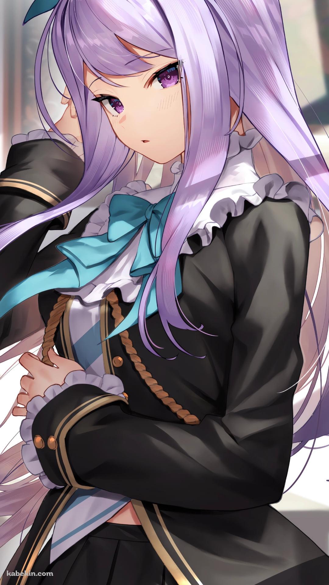 黒い衣装を着た綺麗なメジロマックイーン / ウマ娘プリティーダービーのAndroidの壁紙(1080px x 1920px) スマホ用