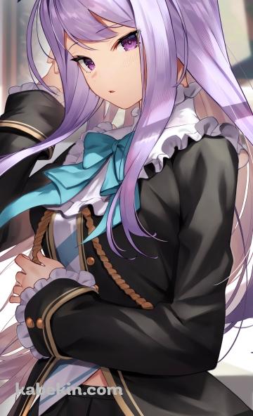 黒い衣装を着た綺麗なメジロマックイーン / ウマ娘プリティーダービーのAndroidの壁紙(360px x 592px) スマホ用