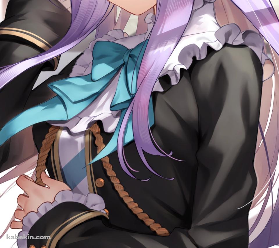 黒い衣装を着た綺麗なメジロマックイーン / ウマ娘プリティーダービーのAndroidの壁紙(960px x 854px) スマホ用