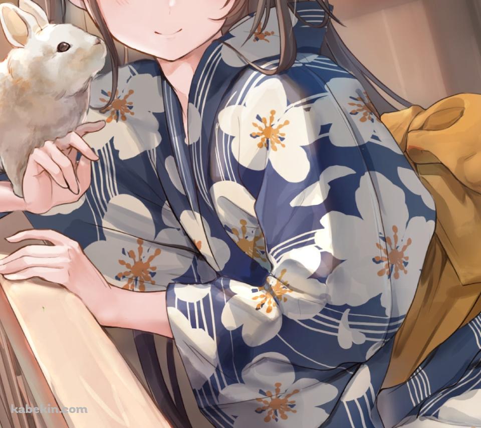 兎と花園たえ / バンドリ！のAndroidの壁紙(960px x 854px) スマホ用