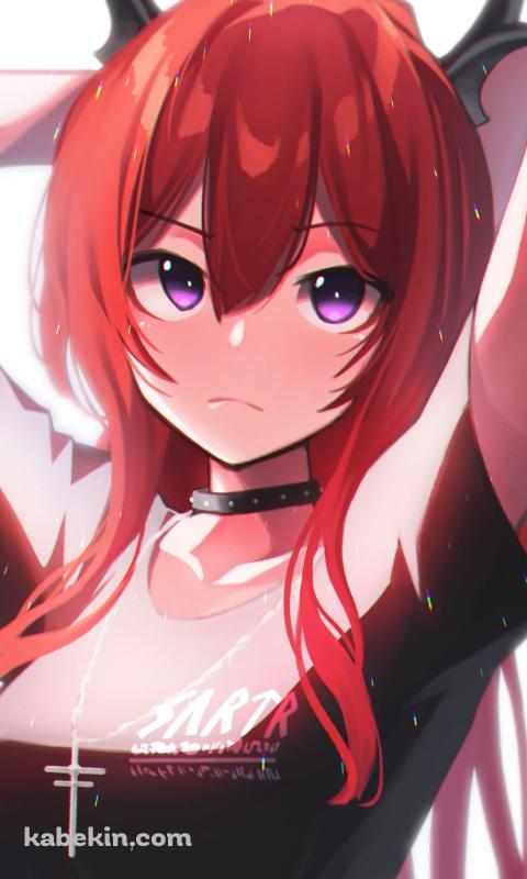 髪を結わくスルト / アークナイツのAndroidの壁紙(480px x 800px) スマホ用