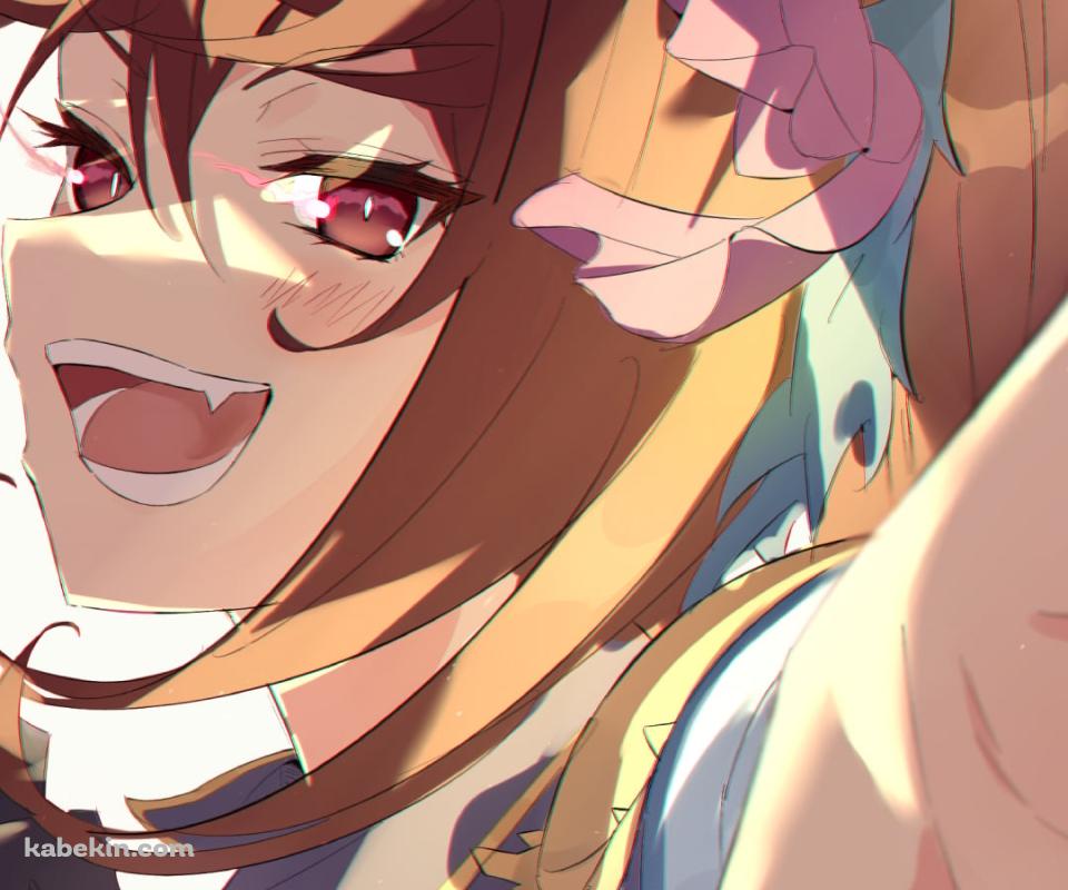 ドヤ顔で指をさすダイワスカーレット / ウマ娘プリティーダービーのAndroidの壁紙(960px x 800px) スマホ用