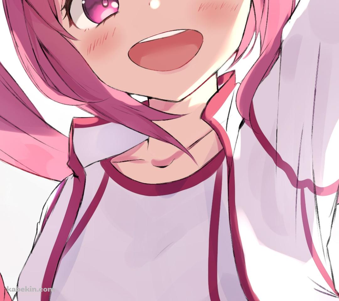 体操着を着て元気に喜ぶハルウララ / ウマ娘プリティーダービーのAndroidの壁紙(1080px x 960px) スマホ用