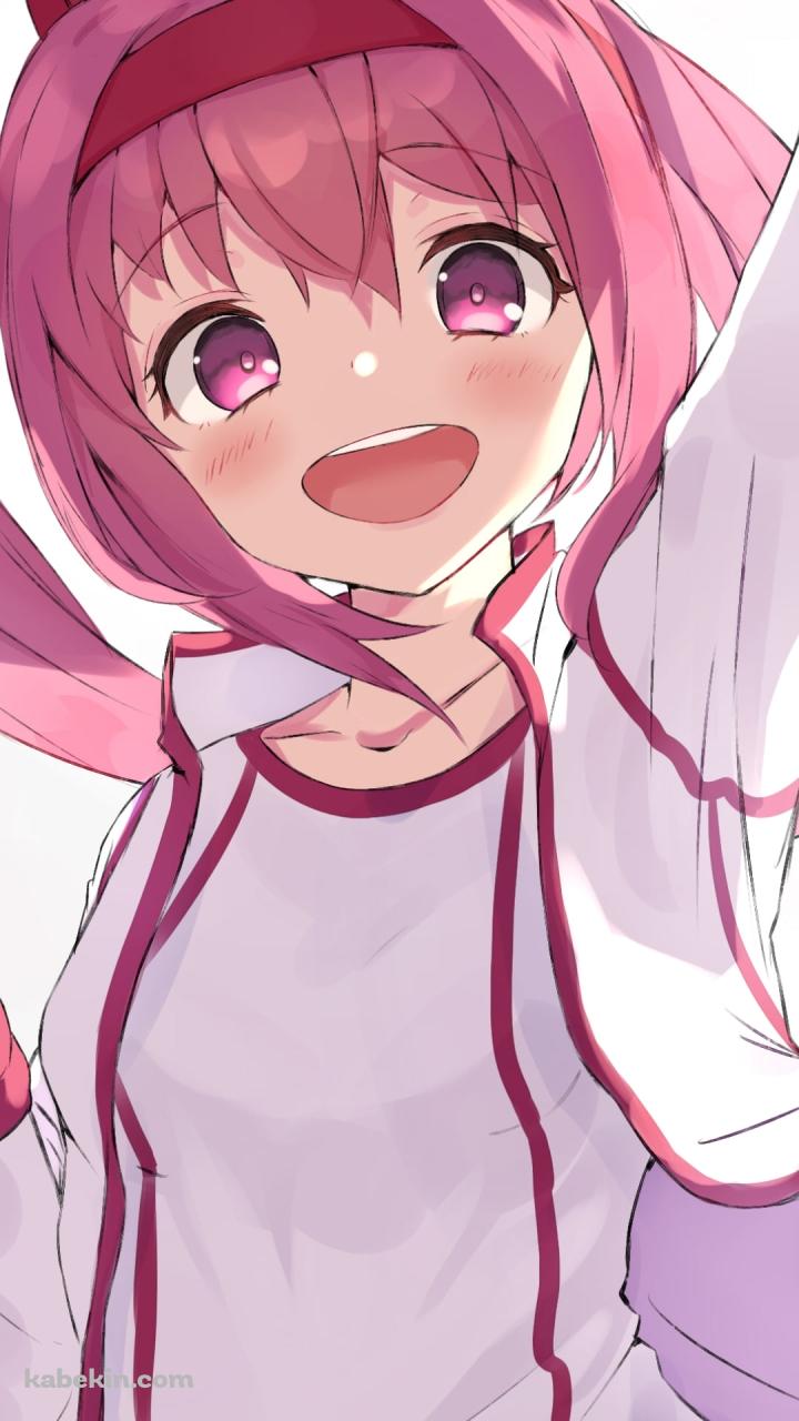 体操着を着て元気に喜ぶハルウララ / ウマ娘プリティーダービーのAndroidの壁紙(720px x 1280px) スマホ用