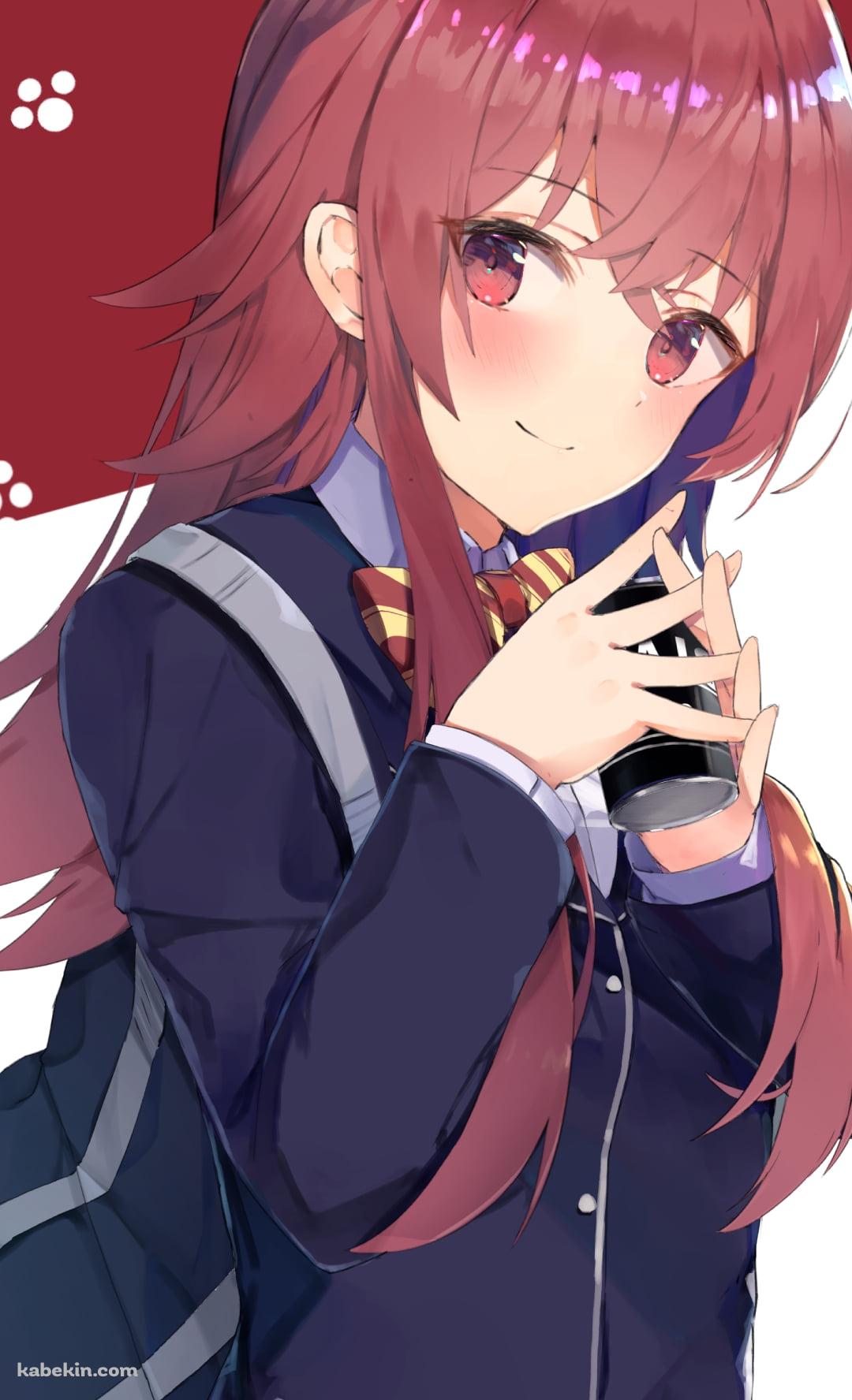 缶コーヒーを持ちこちらに微笑む小宮果穂 / アイドルマスターシャイニーカラーズのAndroidの壁紙(1080px x 1776px) スマホ用