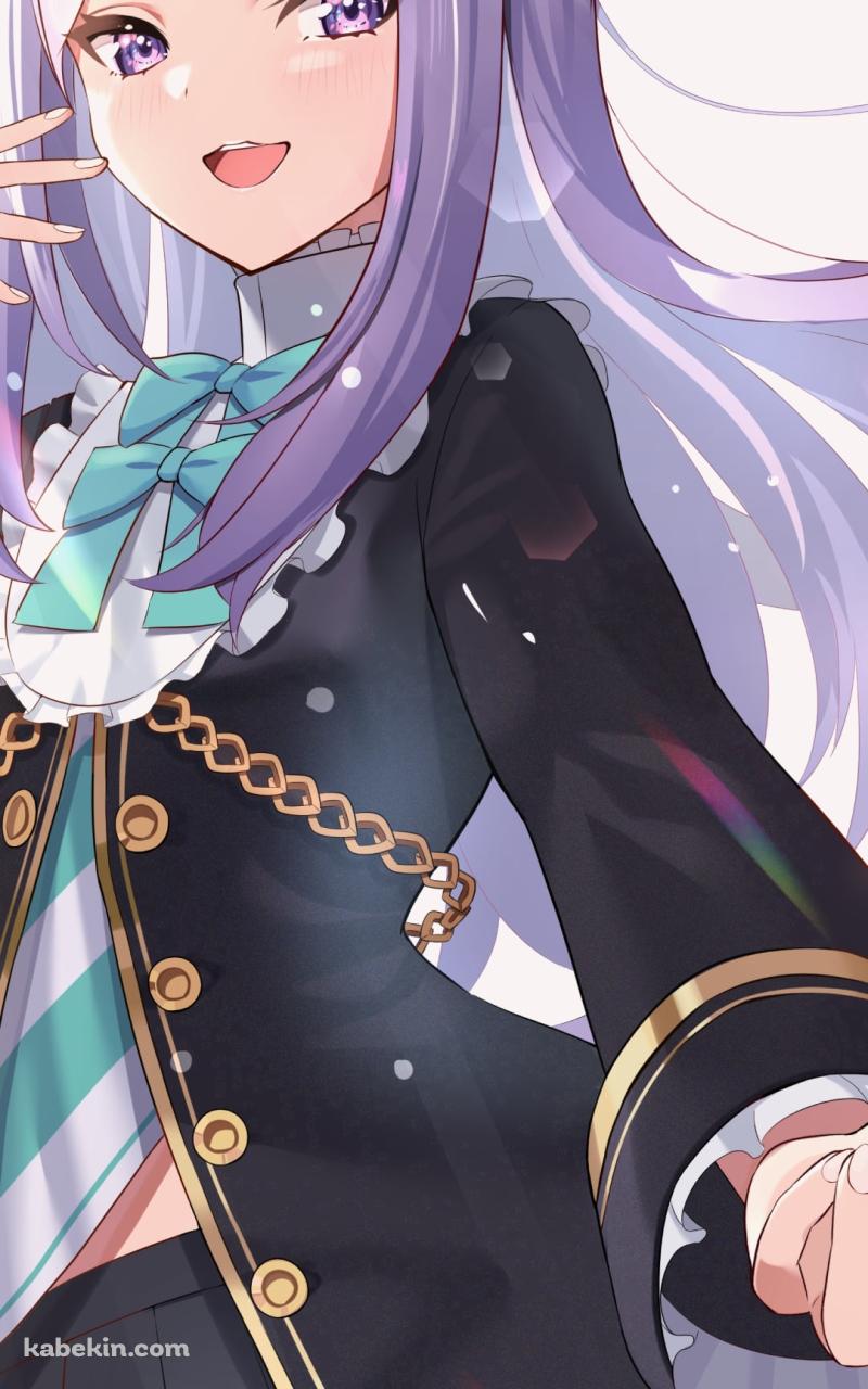 左手を差し出す笑顔のメジロマックイーン / ウマ娘プリティーダービーのAndroidの壁紙(800px x 1280px) スマホ用