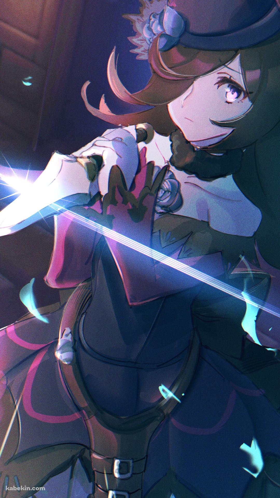 短剣をかまえるかっこいいライスシャワー / ウマ娘プリティーダービーのAndroidの壁紙(1080px x 1920px) スマホ用