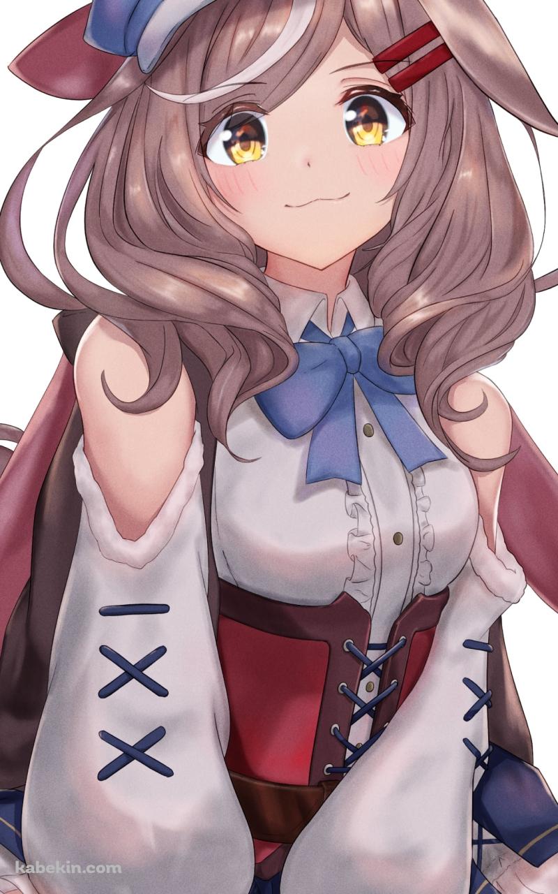 地べたに座る可愛いマチカネタンホイザ / ウマ娘プリティーダービーのAndroidの壁紙(800px x 1280px) スマホ用