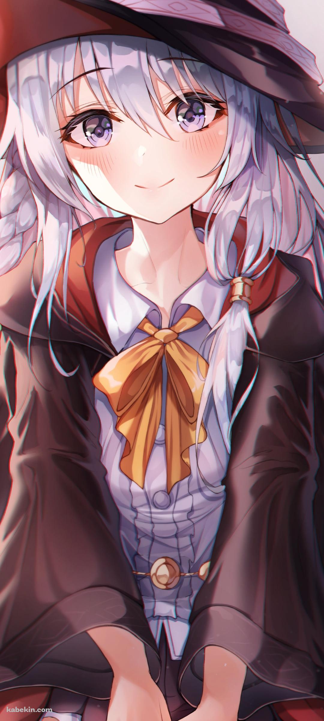 地べたに座り微笑む可愛いイレイナ / 魔女の旅々のAndroidの壁紙(1080px x 2400px) スマホ用