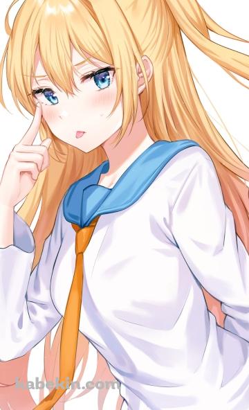 あっかんべーする桐崎千棘 (きりさき ちとげ) / ニセコイのAndroidの壁紙(360px x 592px) スマホ用