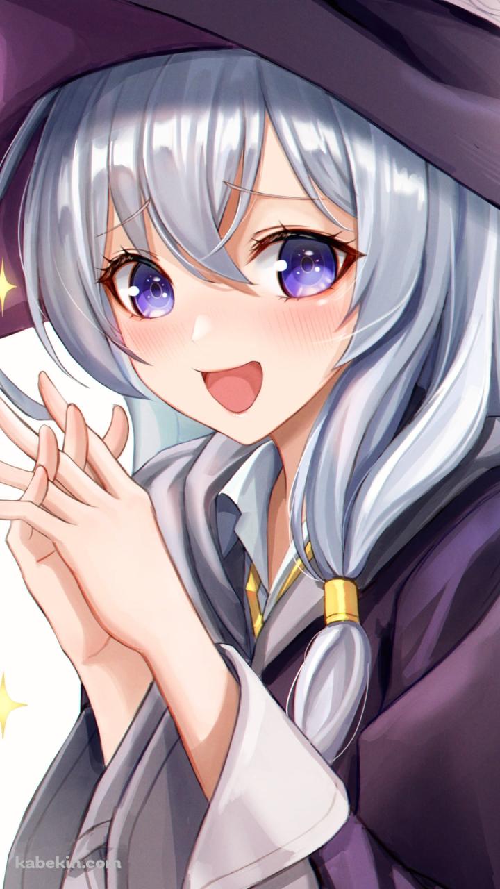 両手を合わせて笑うイレイナ / 魔女の旅々のAndroidの壁紙(720px x 1280px) スマホ用