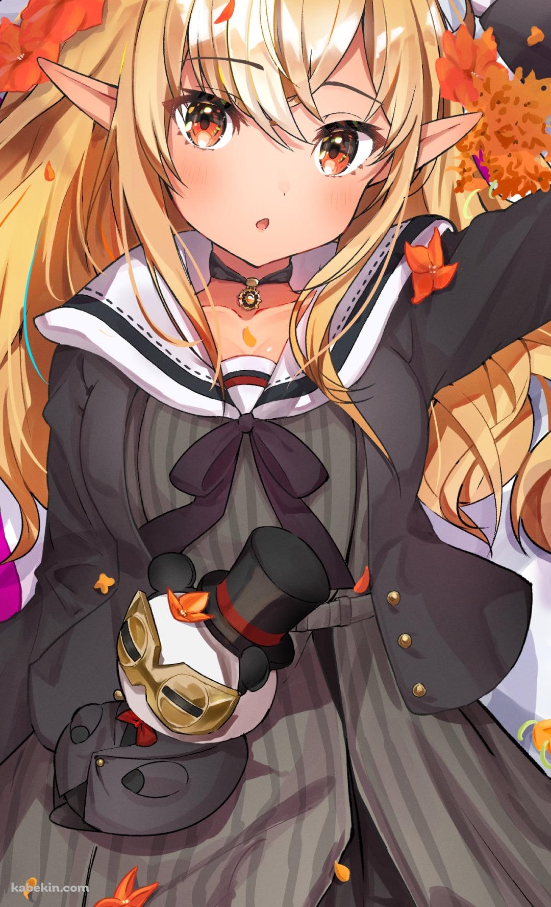 寝転ぶ不知火フレアときんつば / ホロライブ / バーチャルYouTuber / VtuberのAndroidの壁紙(1080px x 1776px) スマホ用