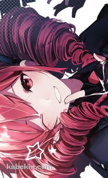 人差し指を立ててウィンクする重音テト / ボカロ / ボーカロイドのAndroidの壁紙(360px x 592px) スマホ用