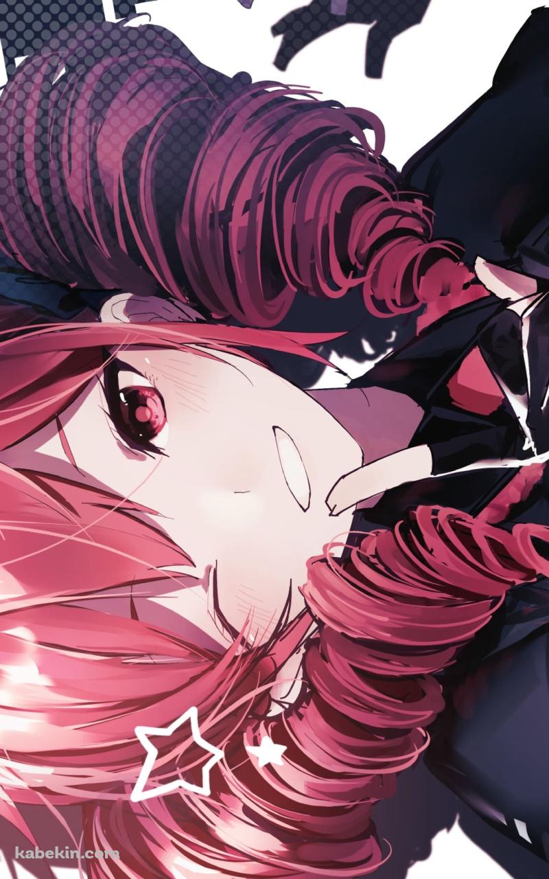 人差し指を立ててウィンクする重音テト / ボカロ / ボーカロイドのAndroidの壁紙(800px x 1280px) スマホ用