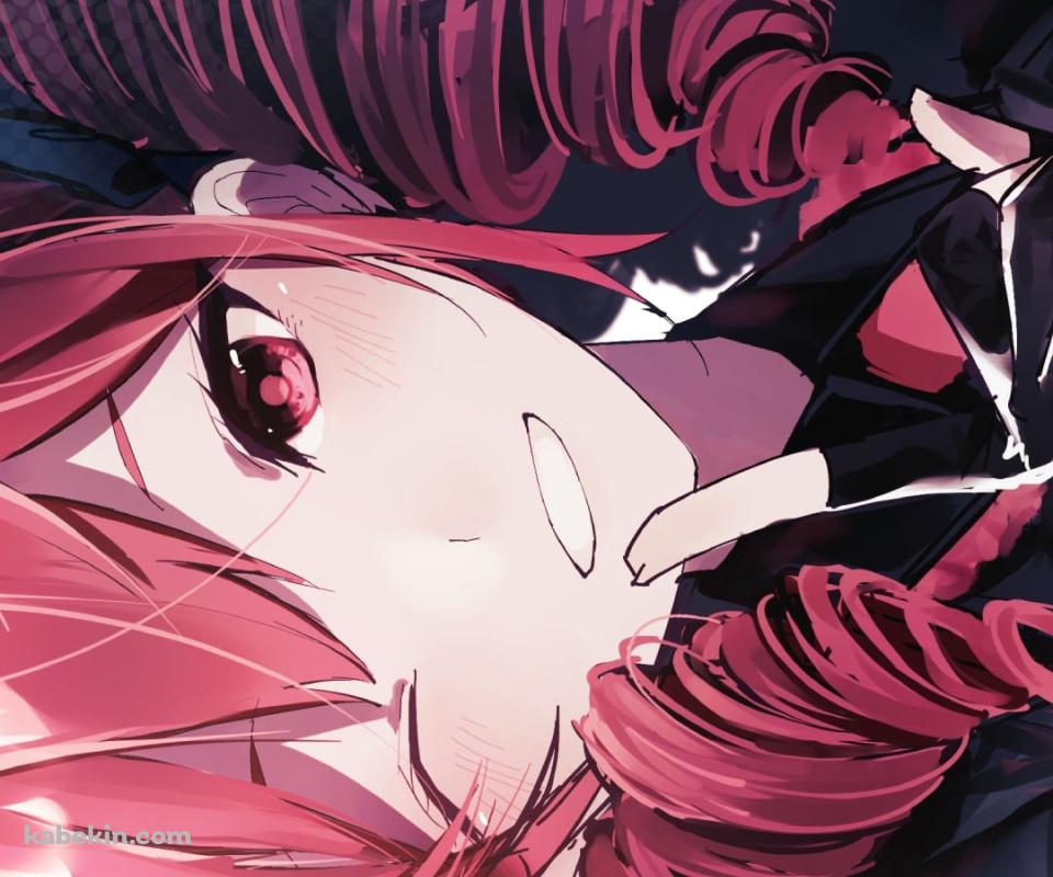 人差し指を立ててウィンクする重音テト / ボカロ / ボーカロイドのAndroidの壁紙(960px x 800px) スマホ用