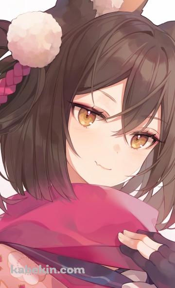 胸元に手をあて微笑む可愛い久田イズナ / ブルアカ / ブルーアーカイブのAndroidの壁紙(360px x 592px) スマホ用