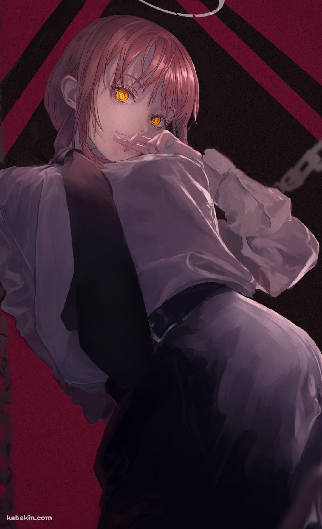 無数の鎖とマキマ / チェンソーマンのAndroidの壁紙(1080px x 1776px) スマホ用