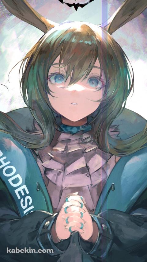 お祈りするアーミヤ / アークナイツのAndroidの壁紙(480px x 854px) スマホ用