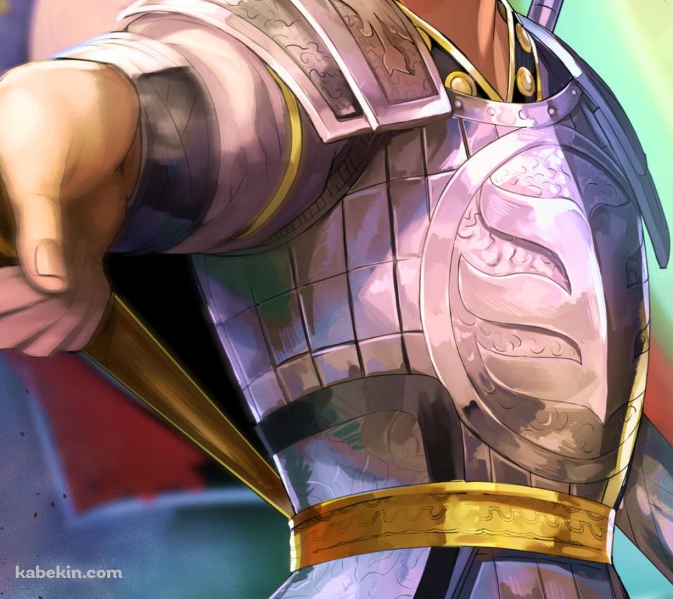 馬上で槍を持つ王賁（おうほん） / キングダムのAndroidの壁紙(960px x 854px) スマホ用