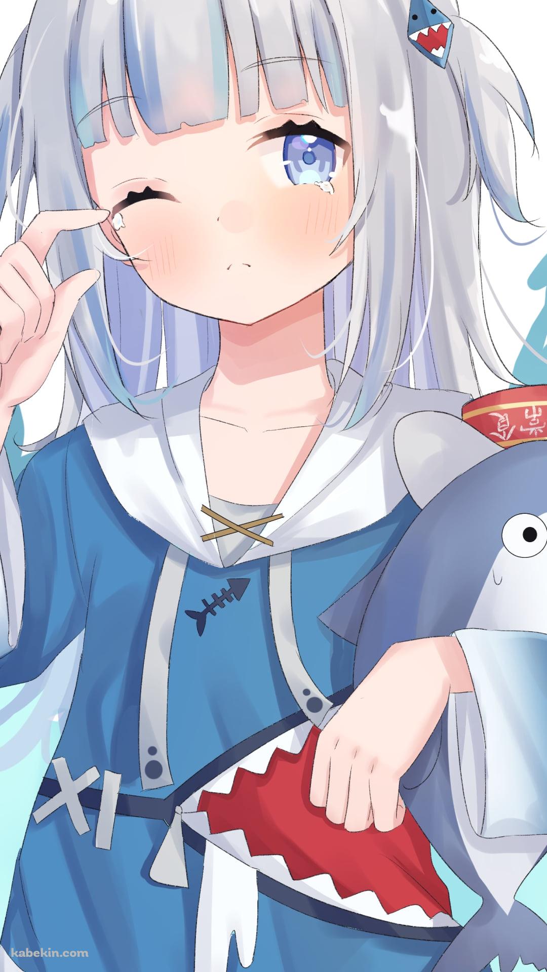 泣いてる可愛いがうる・ぐら / ホロライブ / バーチャルYouTuber / VtuberのAndroidの壁紙(1080px x 1920px) スマホ用