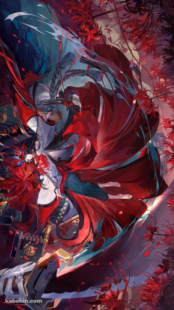 大剣を振るう彼岸花 / 陰陽師のAndroidの壁紙(720px x 1280px) スマホ用