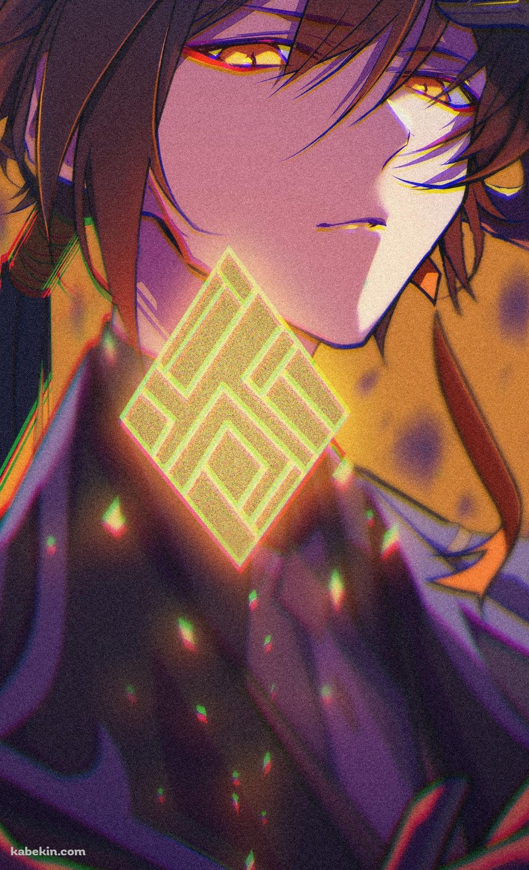 冷ややかな視線を送る黄色い瞳の鍾離 / 原神のAndroidの壁紙(1080px x 1776px) スマホ用